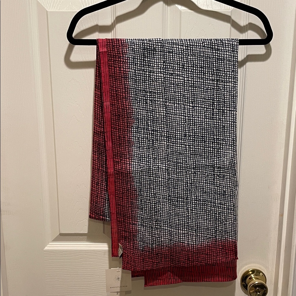Neeru Kumar for Marigold Row hand dyed cotton scarf